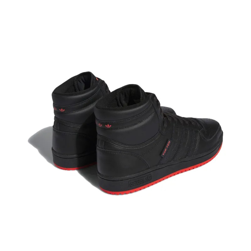 ADIDAS TOP TEN RB Black Red BRED Mens US Size 11 Sneakers Shoes RARE New 🔥