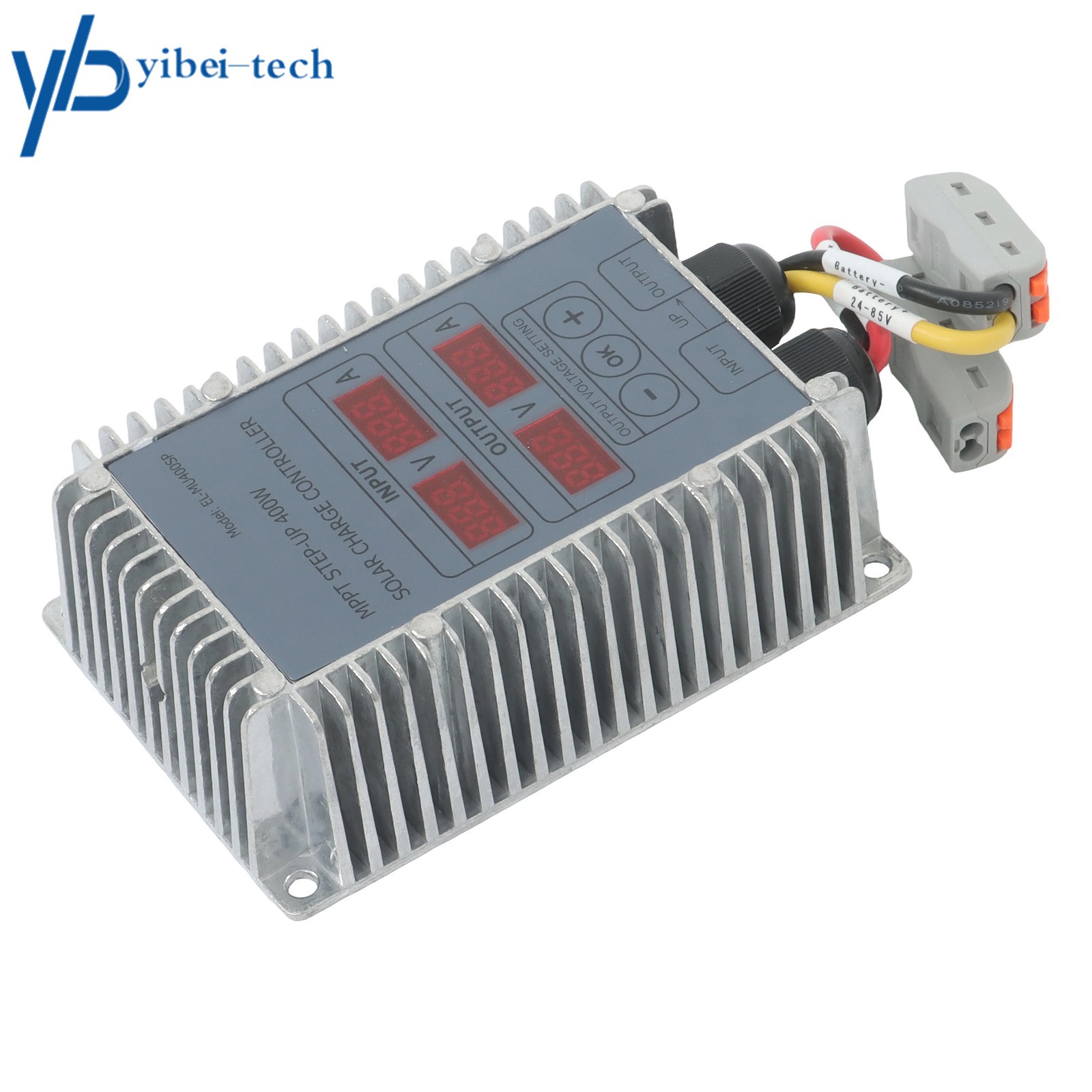 Waterproof Solar Panel Regulator Boost MPPT 24‑85V LED Display Adjustable 400W