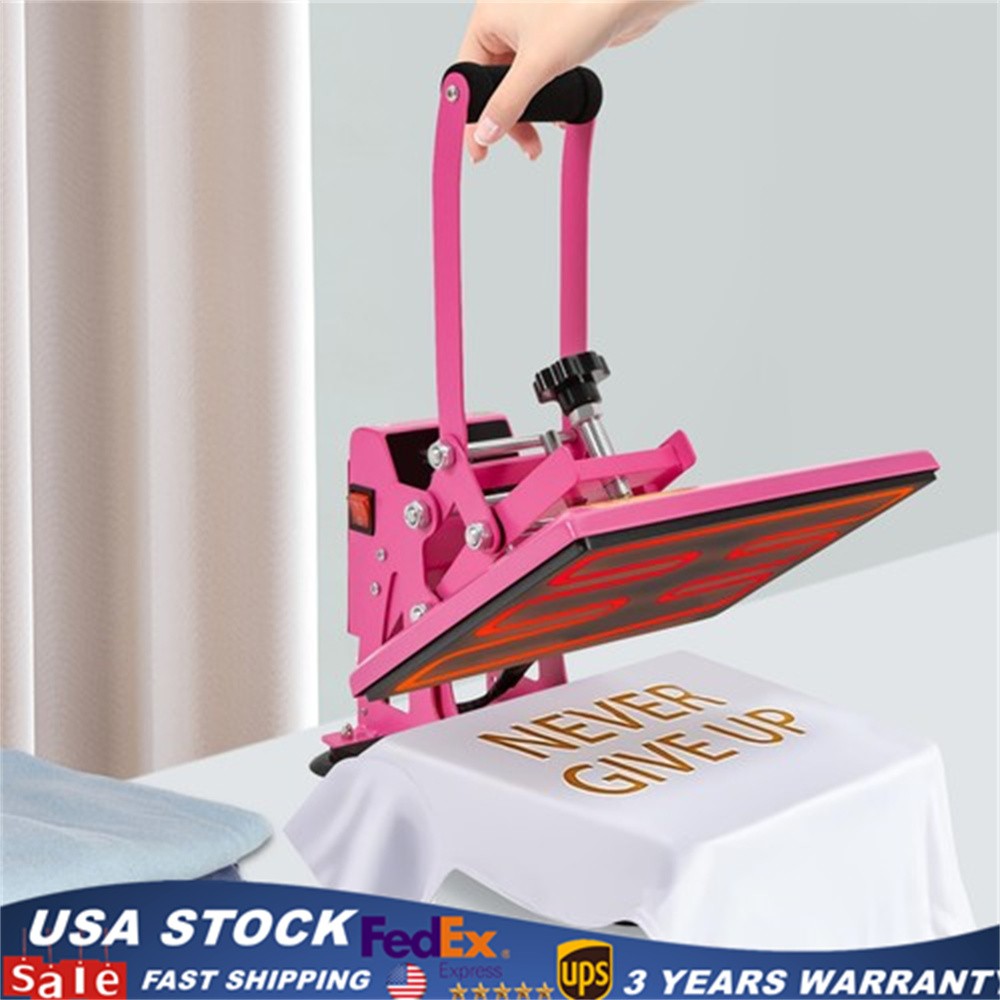 30*23cm Digital Heat Press Transfer T-Shirt Sublimation Press Machine Adjustable