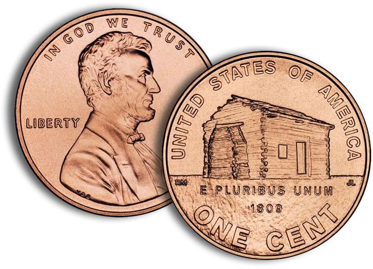 2009  P  Lincoln  Bicentennial Cent   ~   "  Birthplace / Log Cabin - LP1  "