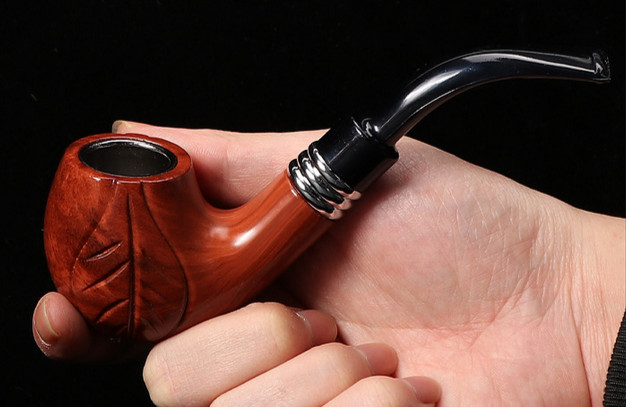 tobacco Resin pipe Microporous filtration Graining Metal smoking pot ZX-118