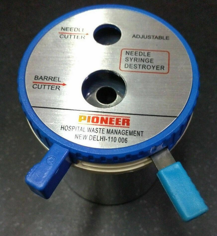 Manual Needle Destroyer syringe cutter stainless steel