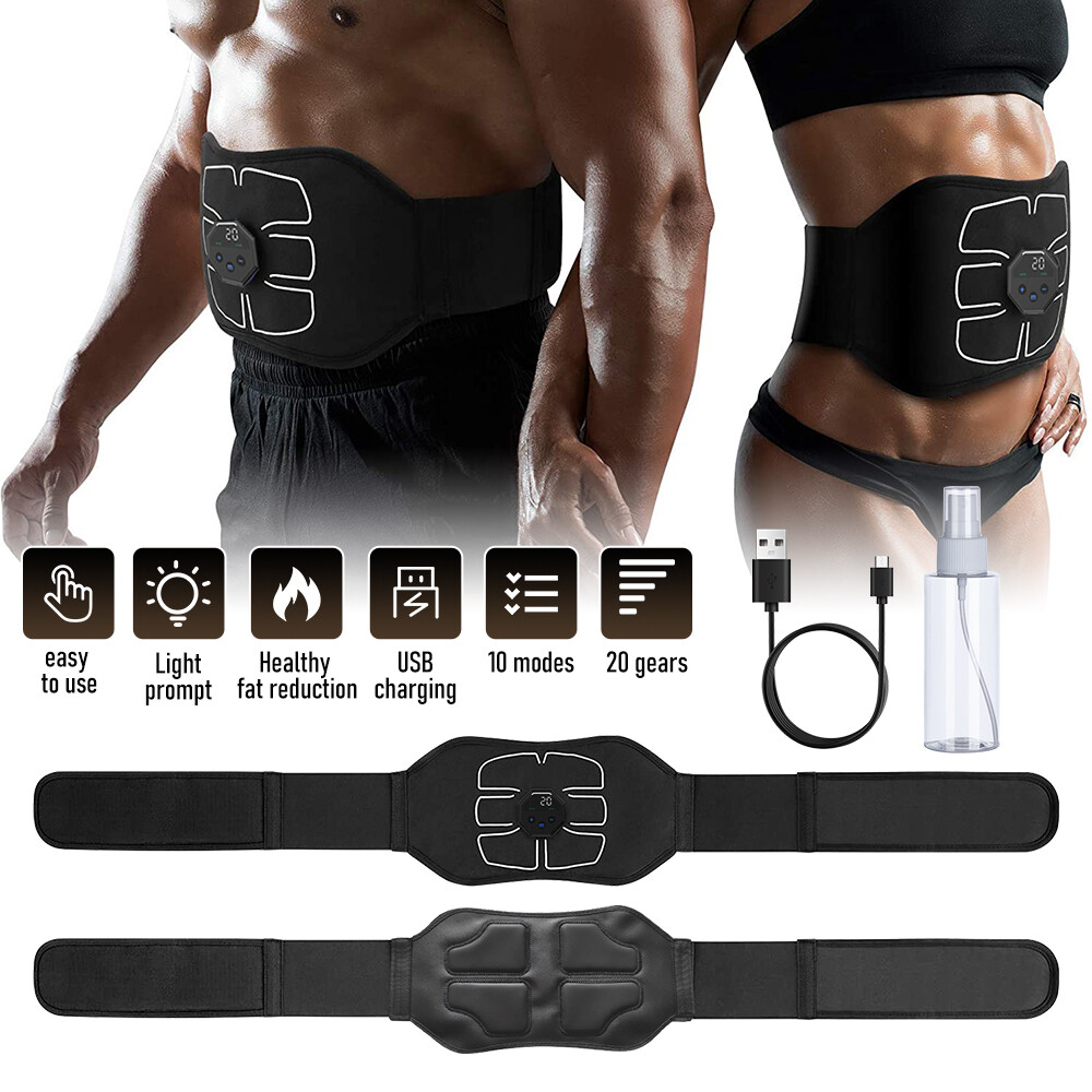 Electric Muscle Toner ABS Toning Belt Simulation Fat Burner Belly Machine Shaper