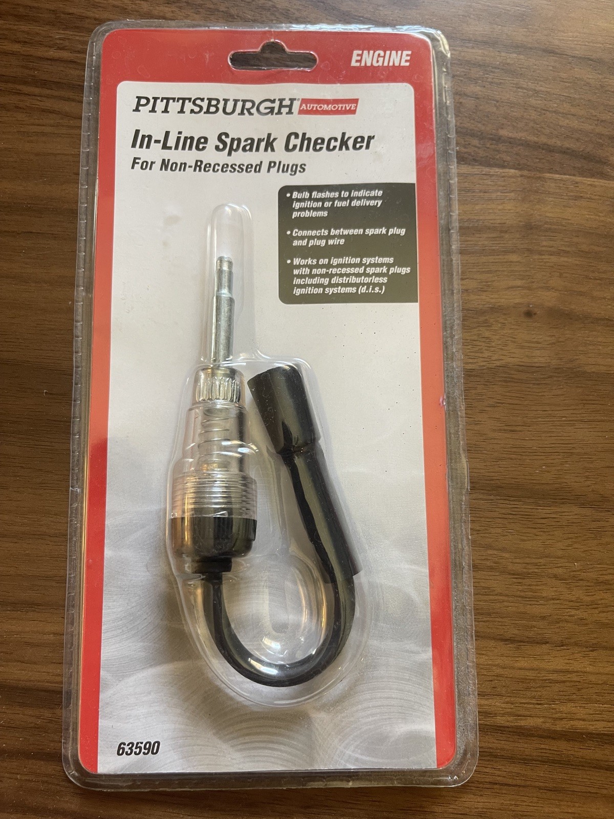 PITTSBURGH In- Line Spark Checker 69014 - for NON-RECESSED PLUGS - New In Box