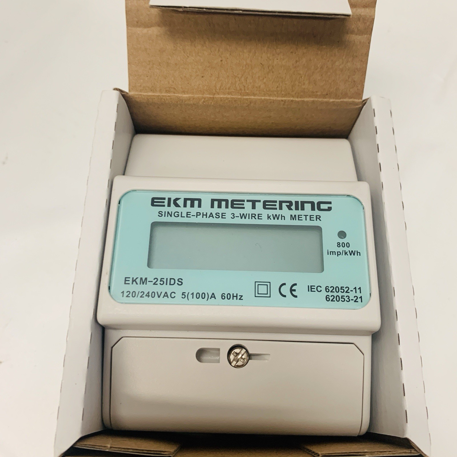 Universal Single Phase kWh Meter, 2 or 3-Wire, 120V up to 120/240V, 100A, 60Hz