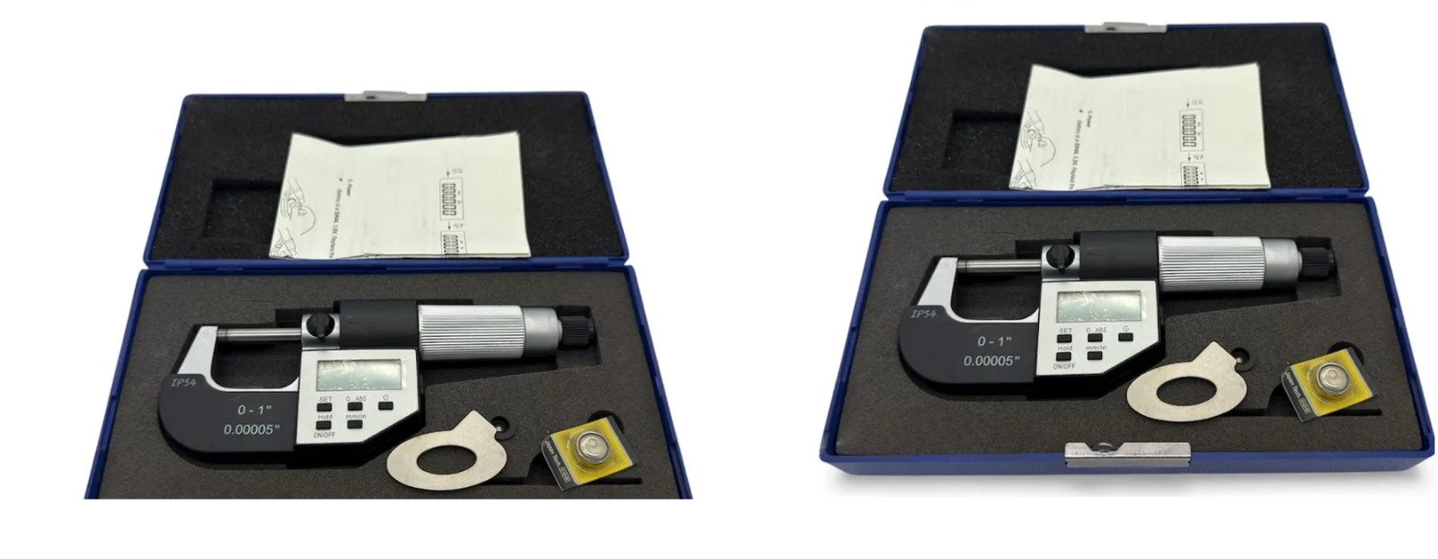 Closeout 2pc New 0-1 "/0-25mm Electronic Digital  Micrometer  .00005 IP54