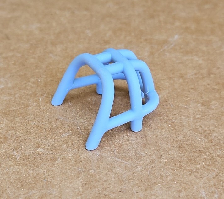 ABS-LIKE RESIN 3D PRINTED 1/18 DRAGSTER, ALTERED ROADSTER ROLL CAGE EARLY STYLE