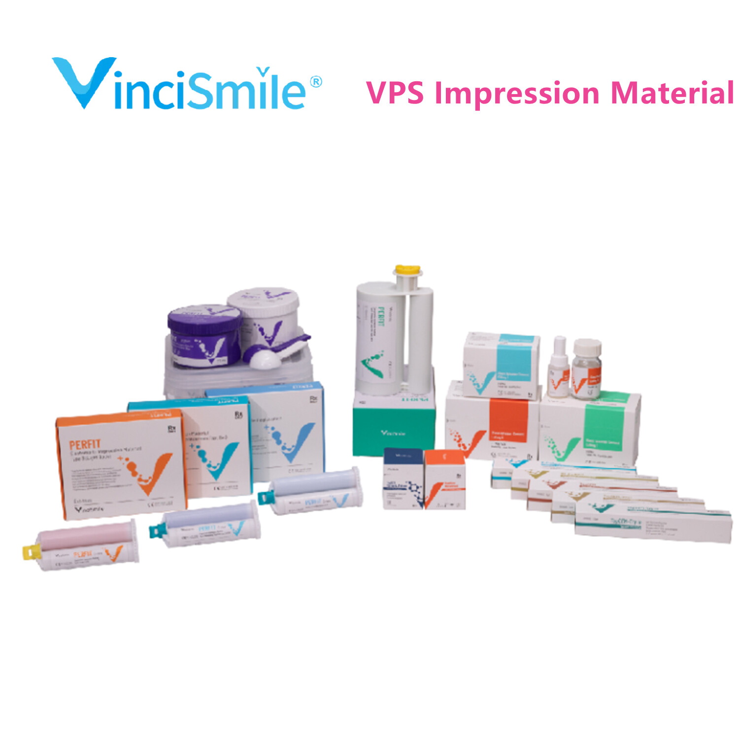 Dental VPS Impression Material Putty Heavy/Regular/Light Body - Fast/Normal Set