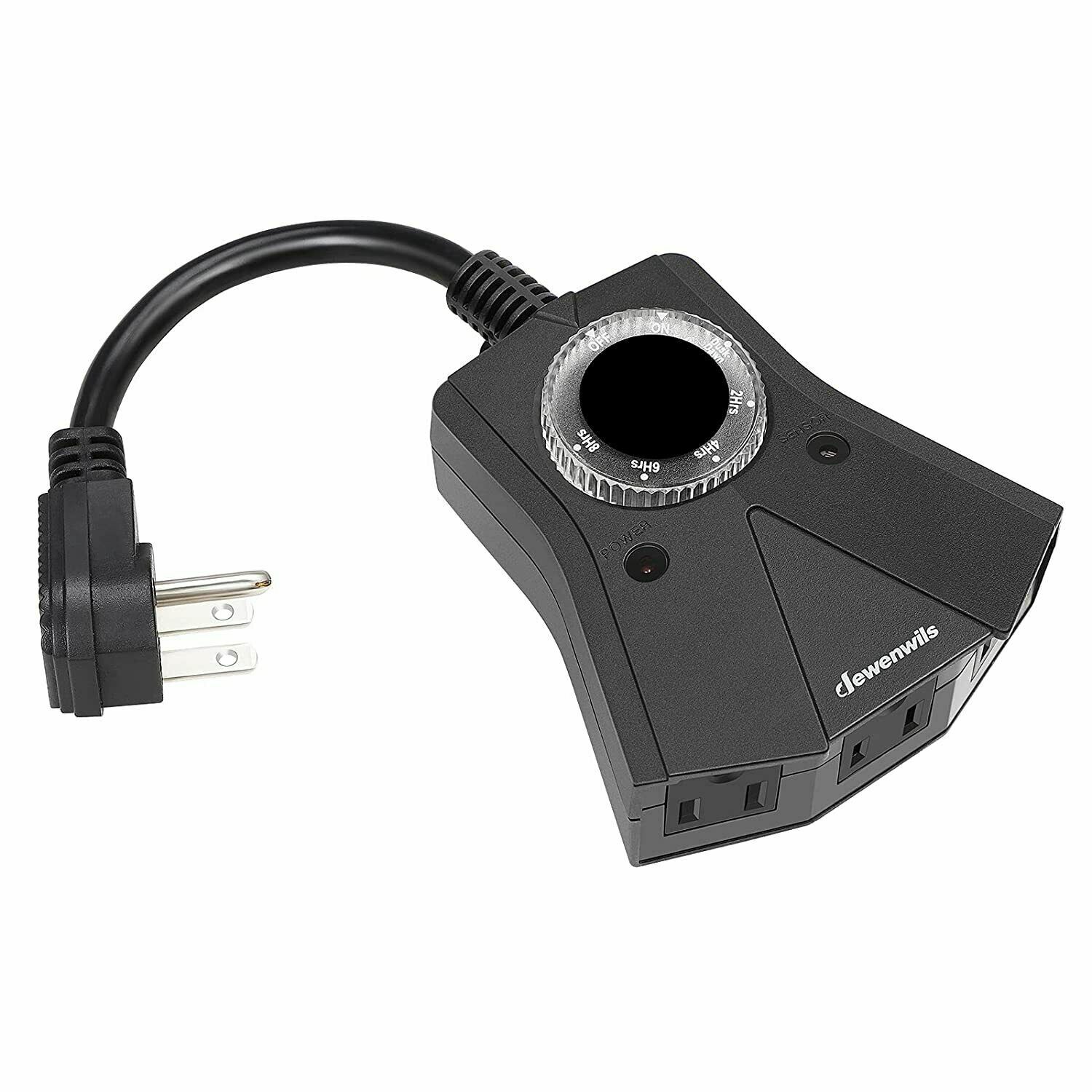 DEWENWILS Plug in Outlet Light Timer Dusk to Dawn Countdown Timer for Pool Pump