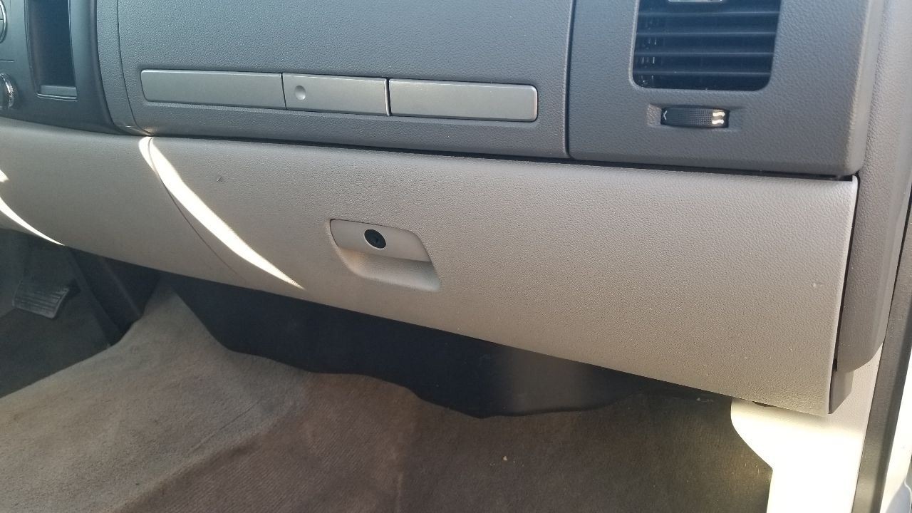 13 GMC SIERRA 1500 LOWER GLOVE BOX GRAY