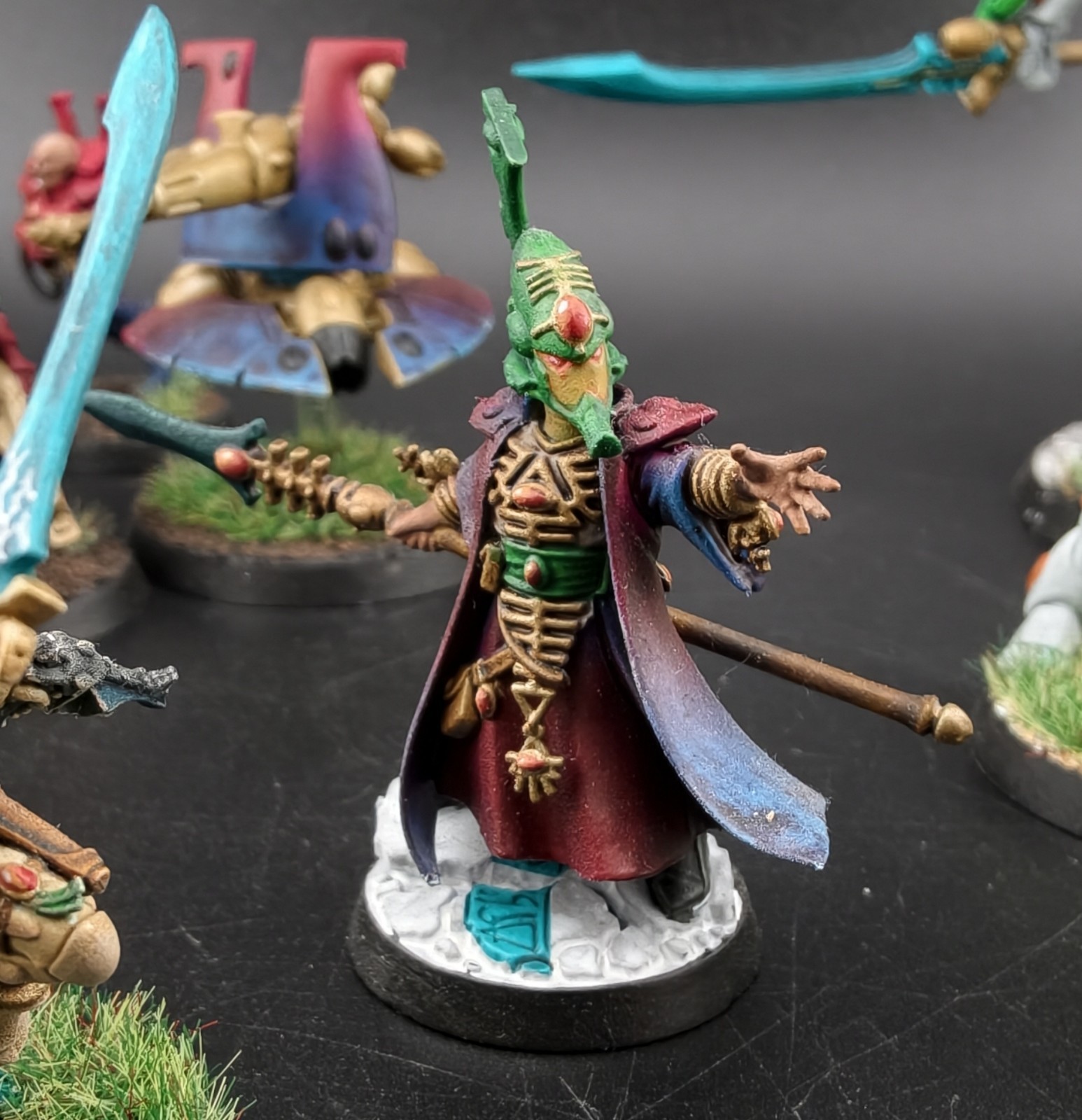 BATTLE READY! NICELY PAINTED! Eldar Army Aeldari Warhammer 40k