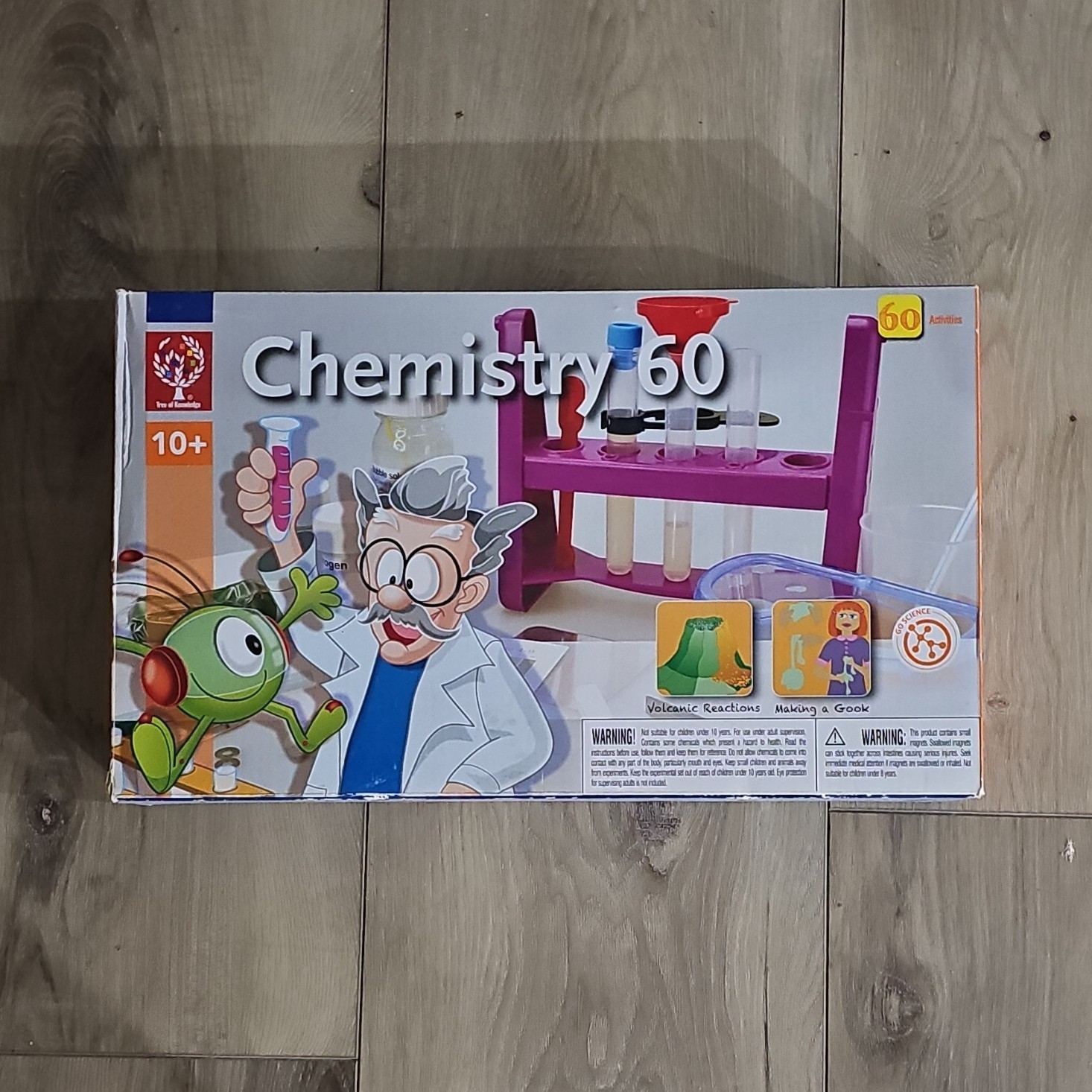 Tree of Knowledge Chemistry 60 Go Science Educational Kit Age 10+ EDU 7075