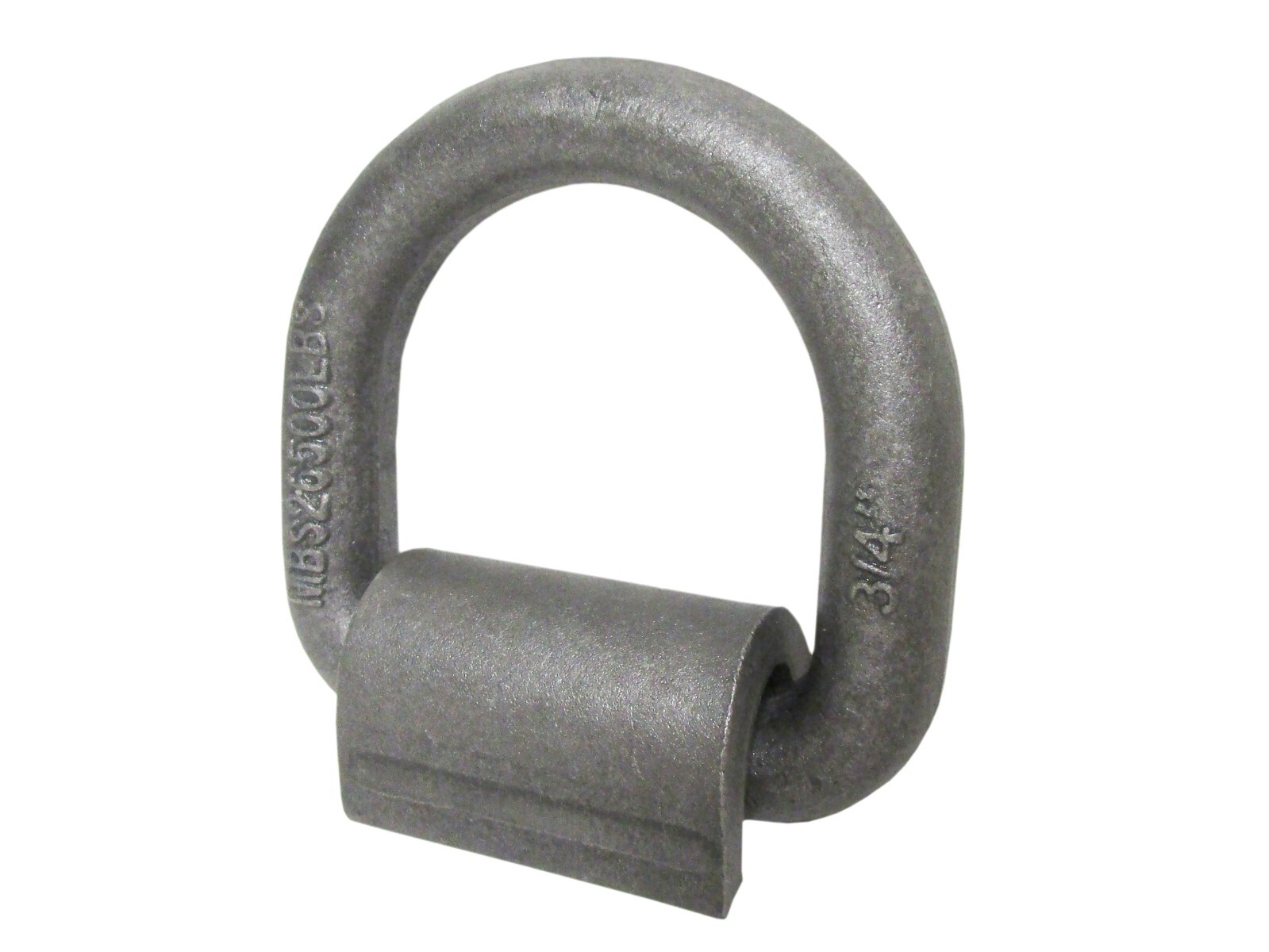 3/4" Weld On Mountain Bracket D Ring for Flatbed Tie Down Trailer Cargo 2 Pack