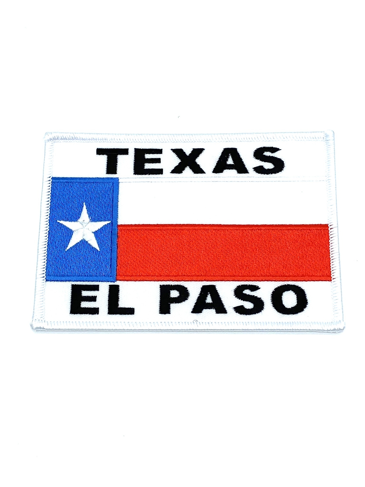 El Paso Texas Patch – Plastic Backing, Sew On,  4.5"x3.5"
