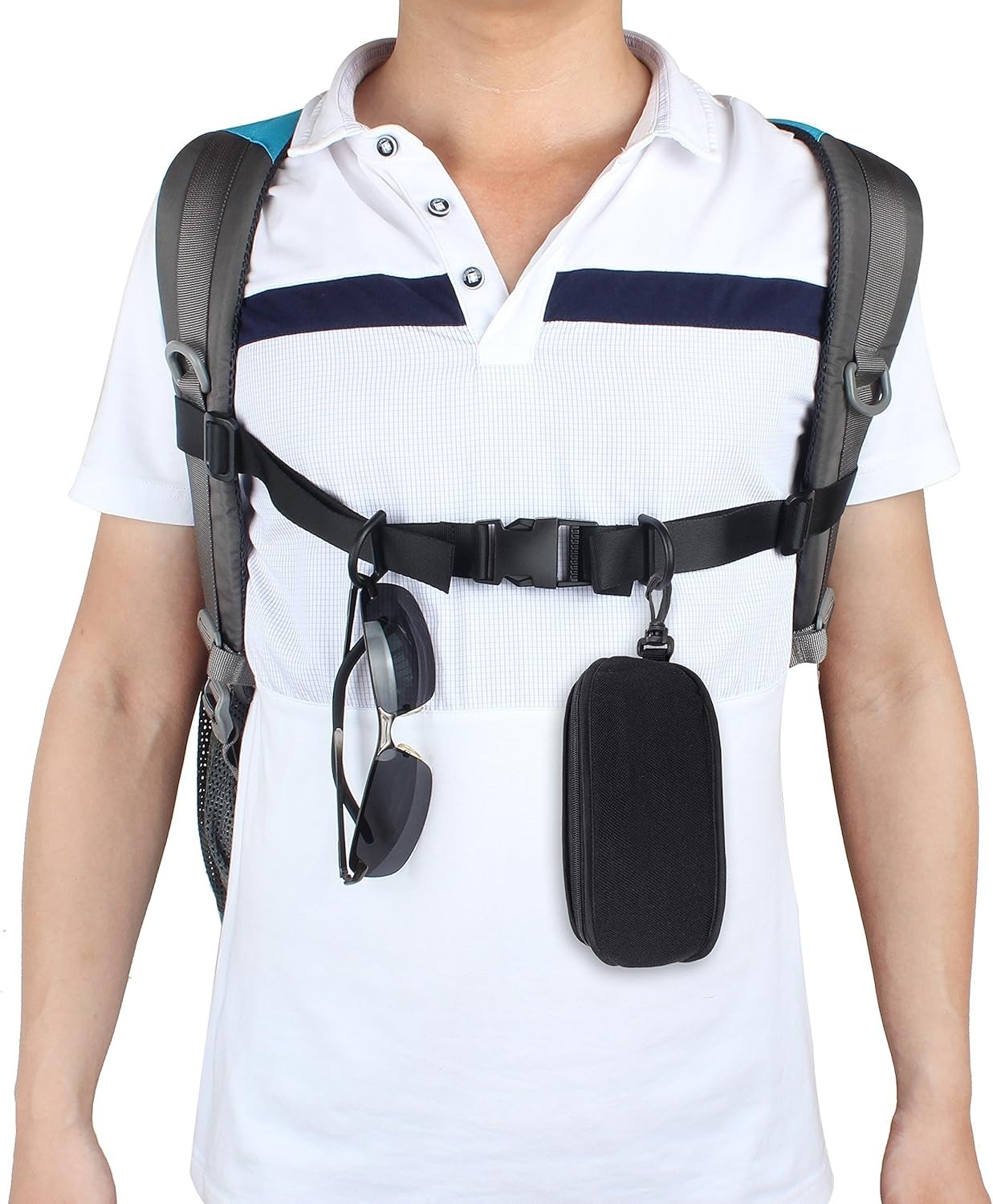 Backpack Chest Strap, Heavy Duty Adjustable Backpack Sternum Strap Chest Belt...