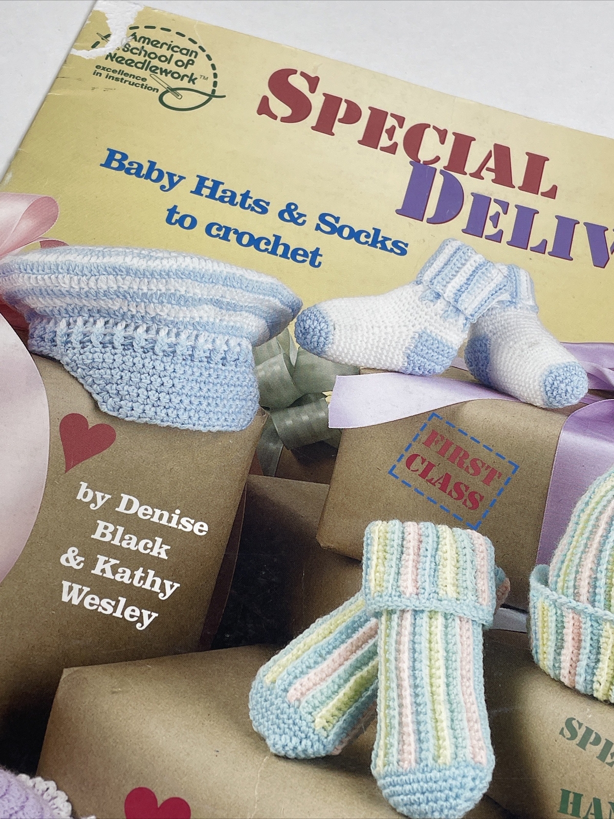 ASN Special Delivery Baby Hats Socks Crochet Pattern