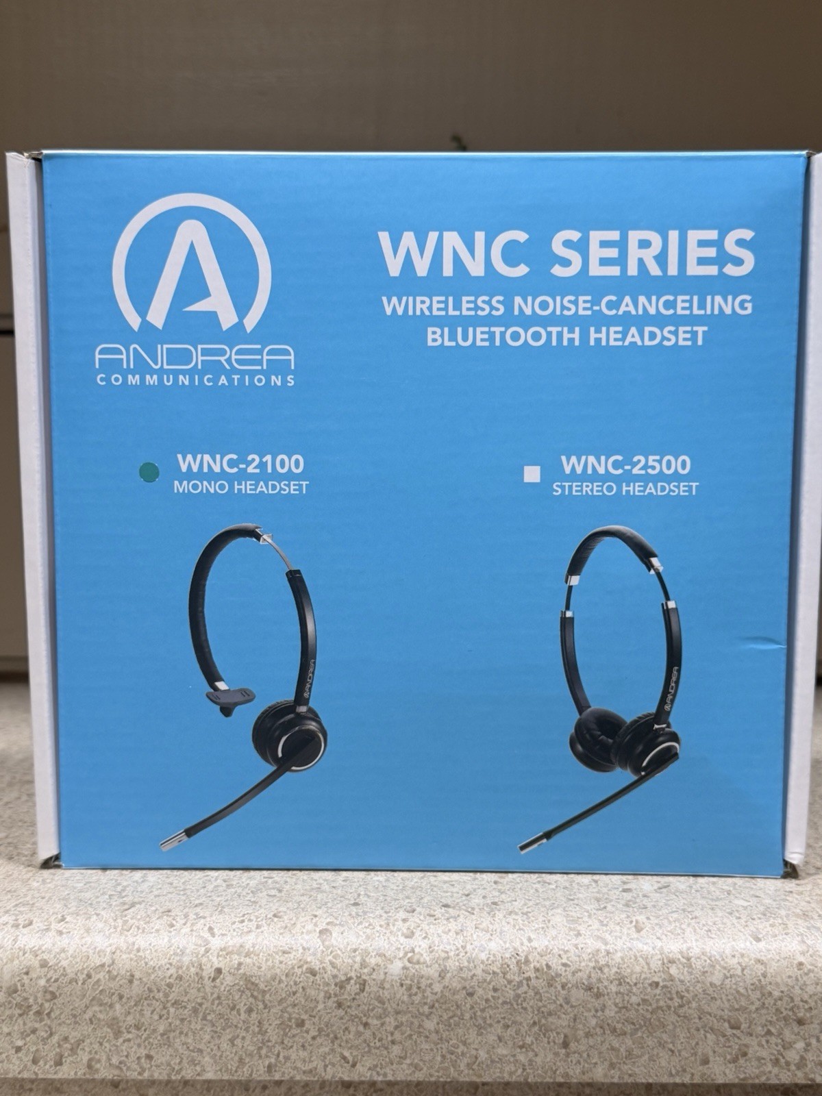Andrea Communications WNC-2100 Noise Canceling Mono Bluetooth Headset NEW