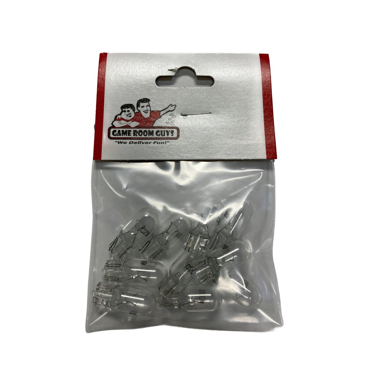 Bag of 10 #259 Miniature Light Bulb Lamp - Wedge 6.3 V, T-3.25, Wedge