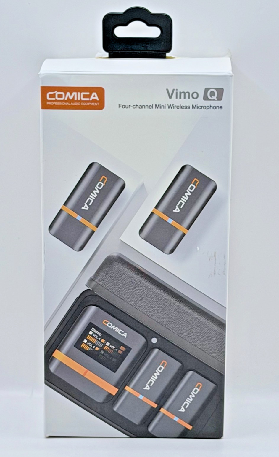 COMICA Vimo Q 4-Channel Wireless Lavalier Microphone with 4 Audio Tracks Output
