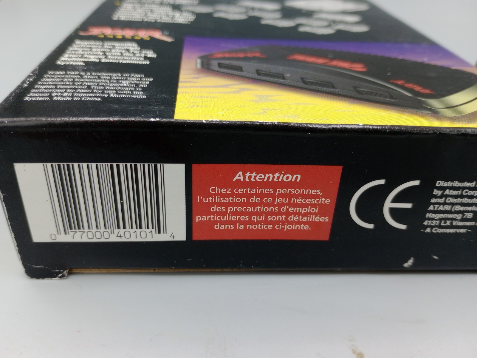 TEAM TAP Atari Jaguar Multi Player Adapter For Jaguar 64-Bit - NIB