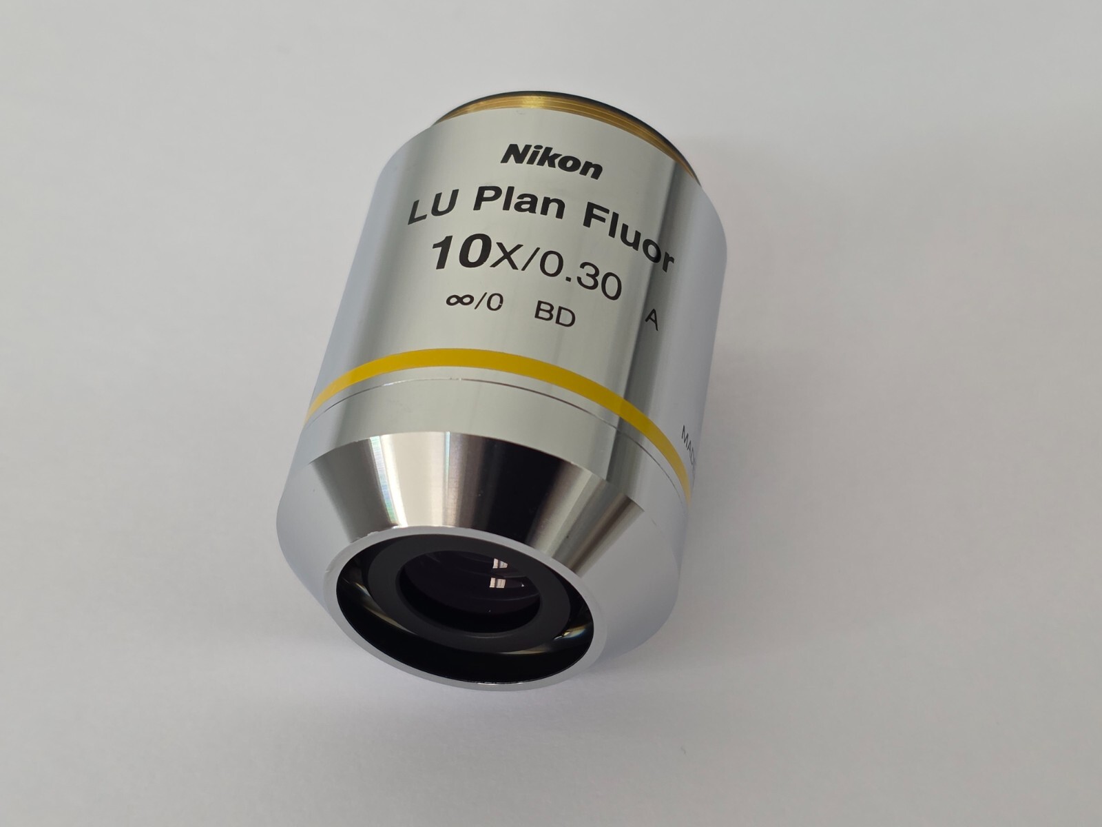 Nikon LU Plan Fluor 10X / 0.30A ∞/0 BD OFN25 WD15 Objective Lens