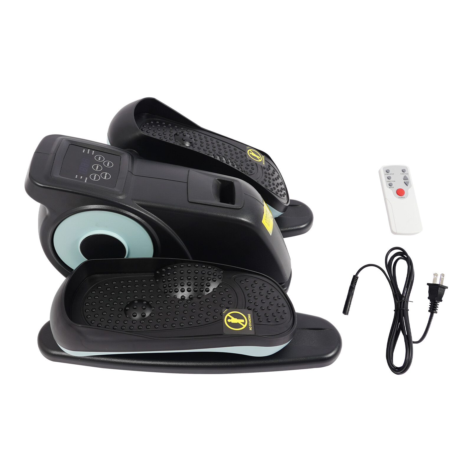 Exercise Pedal Exerciser Portable Foot Pedal Machine Floor Stand+Remote Control
