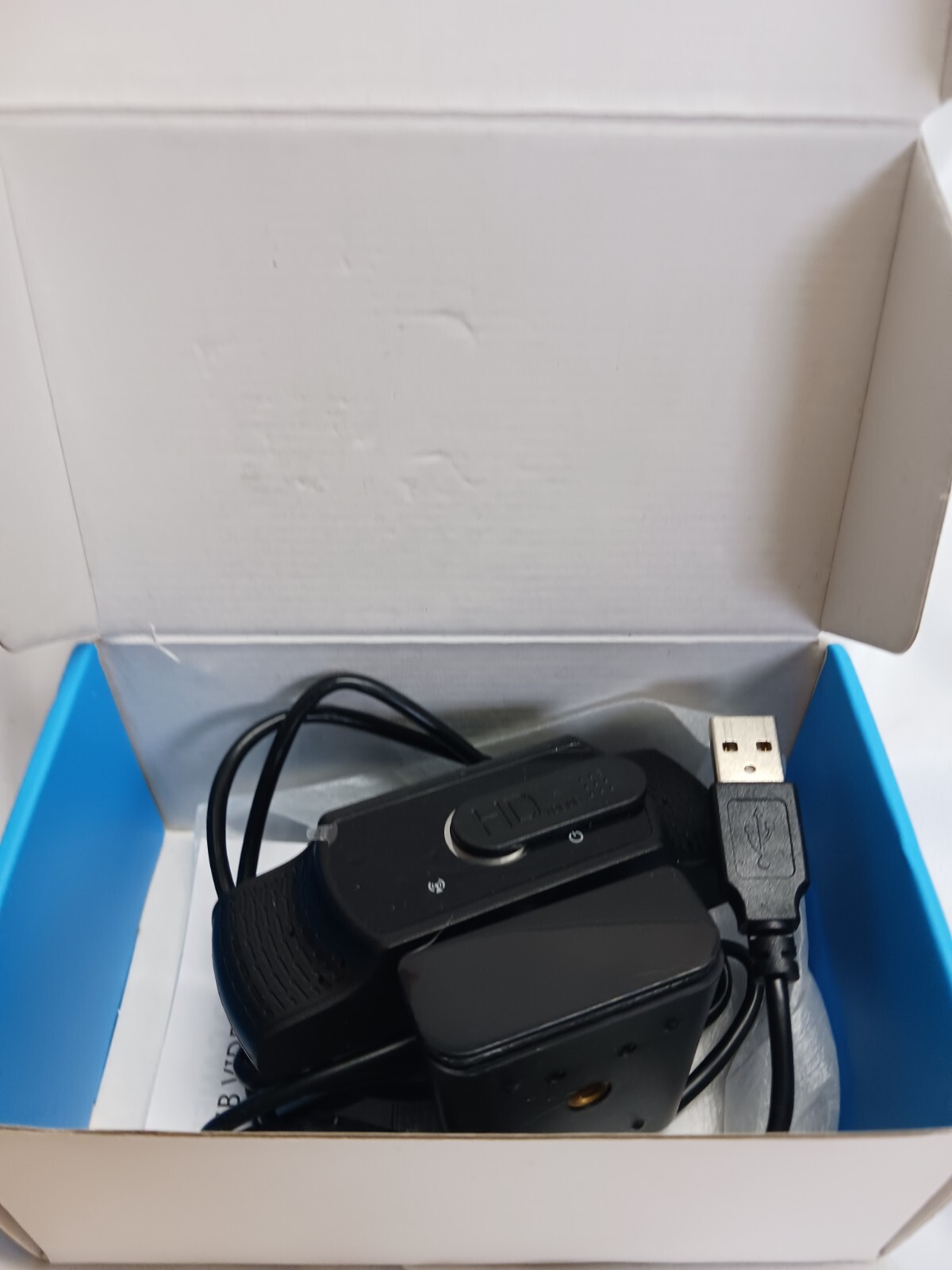 360 USB Adjustable Webcam Camera With Microphone