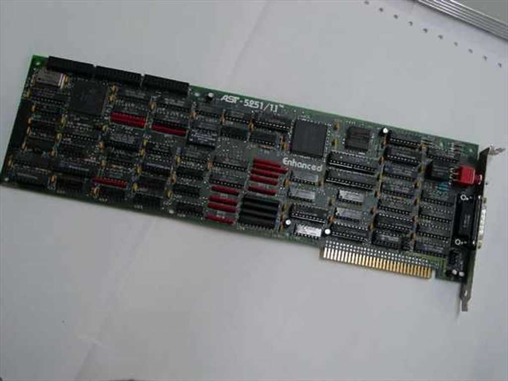 AST 5251/11 Enhanced Twinax Emulator ISA Card 202139-002 Rev X4 IBM AS/400