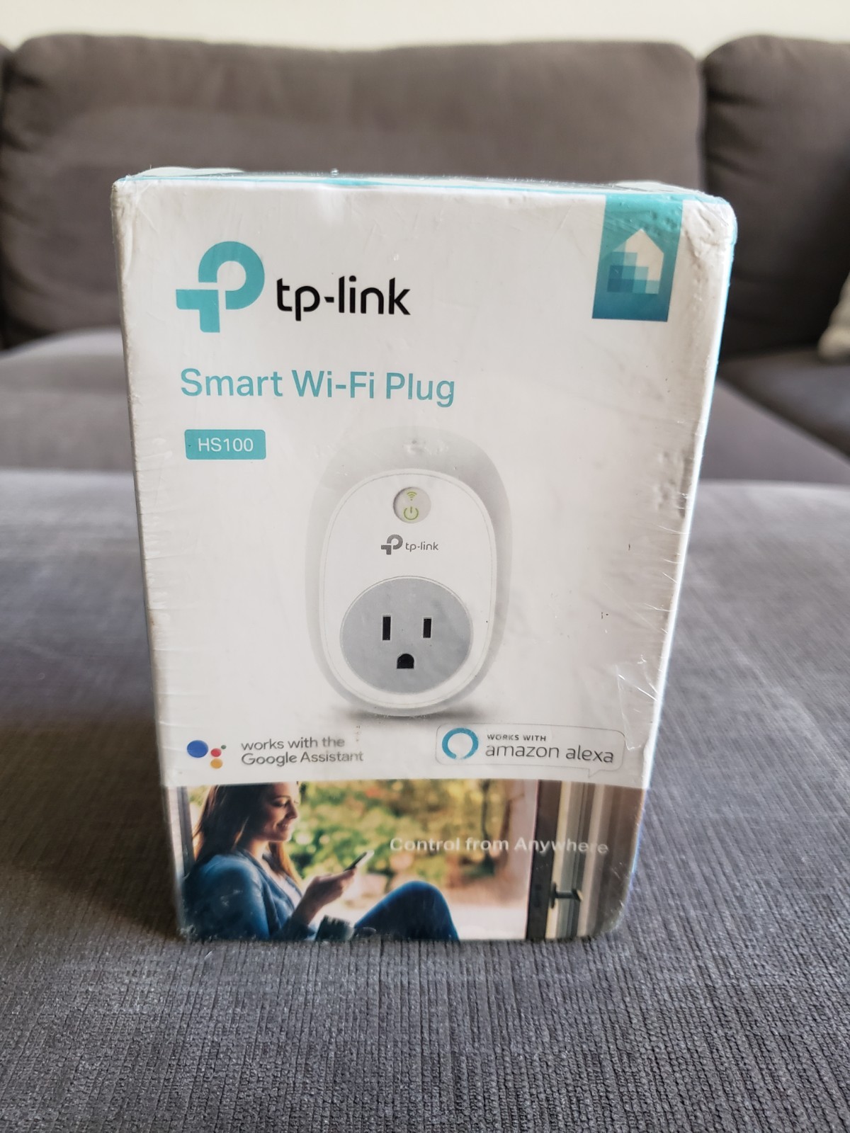 TP-Link - HS100 - Smart WiFi Plug - w/Google Assistant & Amazon Alexa NEW Sealed