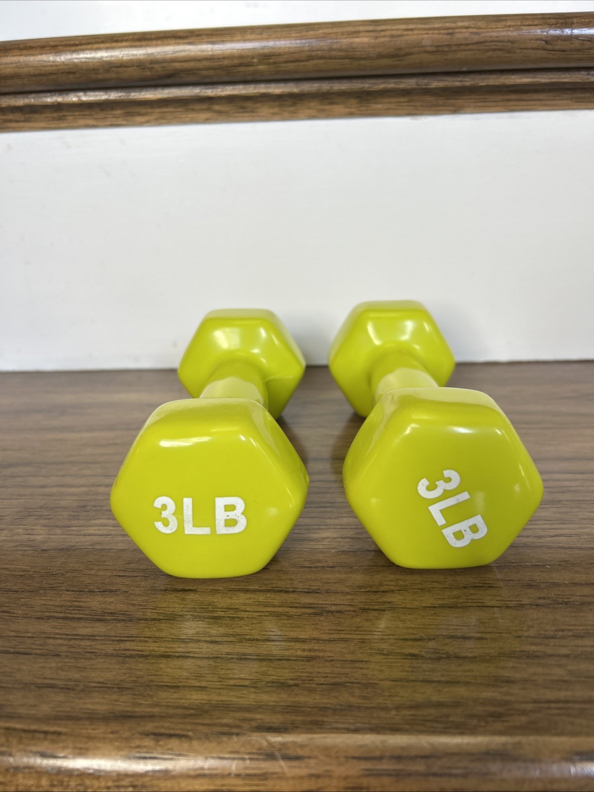 Neoprene Hex Dumbbell Hand/Free Weights Set of 2 ~ Workout Fitness Training~ 3LB