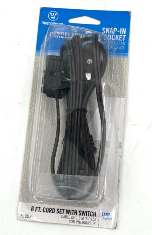 Westinghouse Candelabra Base Snap-In Socket 1 pk