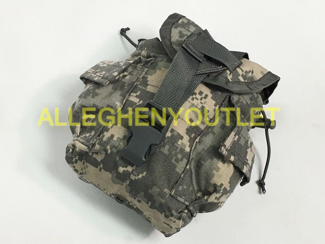 Molle US Army Digital Storage 1QT Canteen General Purpose MRE Pouch ACU MINT