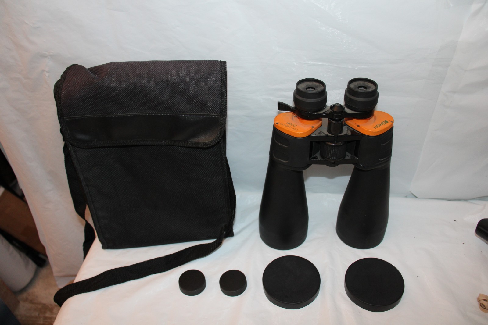 SPION Super High Resolution Binoculars 20x-140x70 ZOOM w/CASE & CAPS