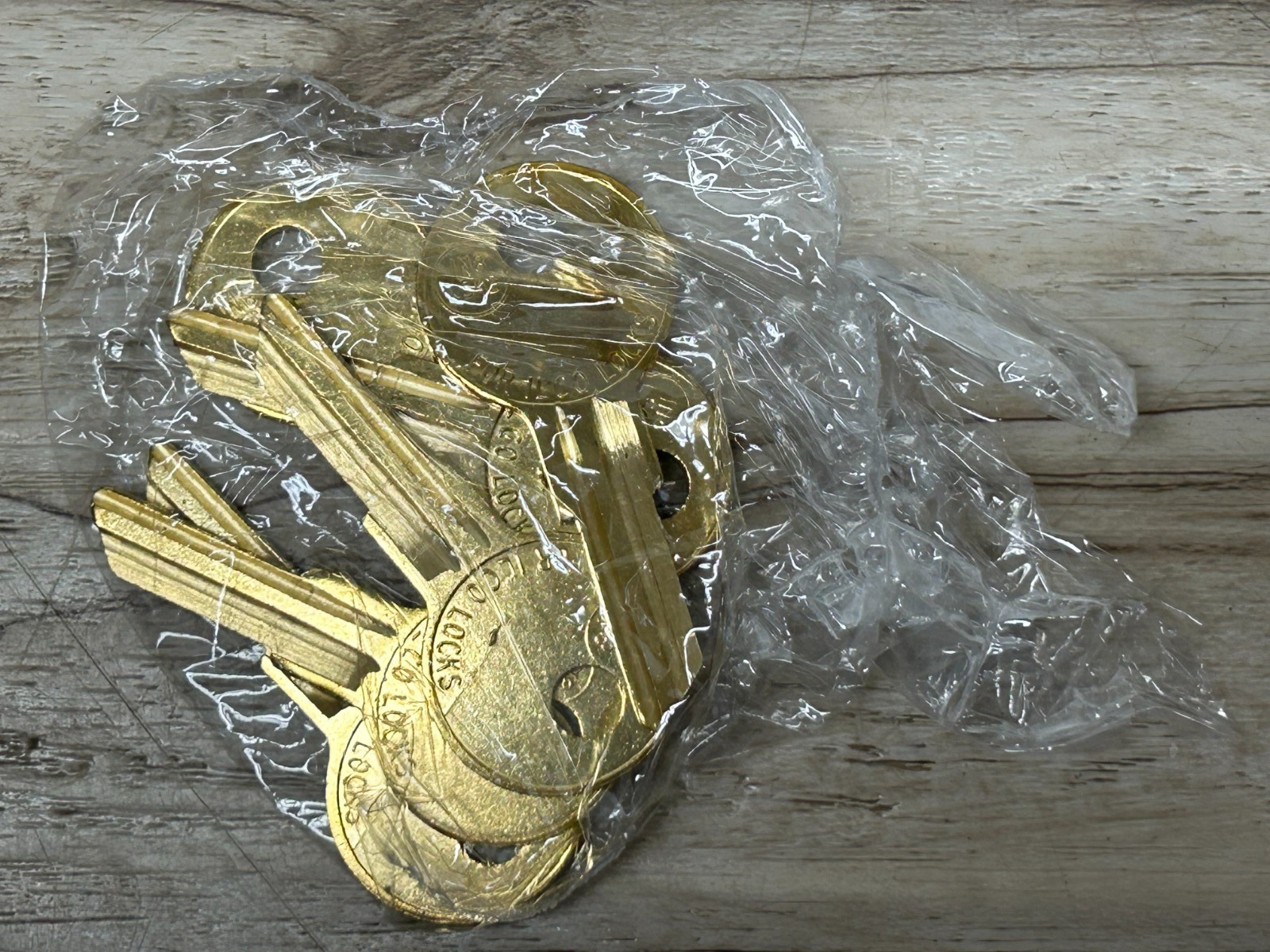 STAR Locksmith Supplies Brass Key Blanks I L 5 Set Of 6 Made In USA NOS
