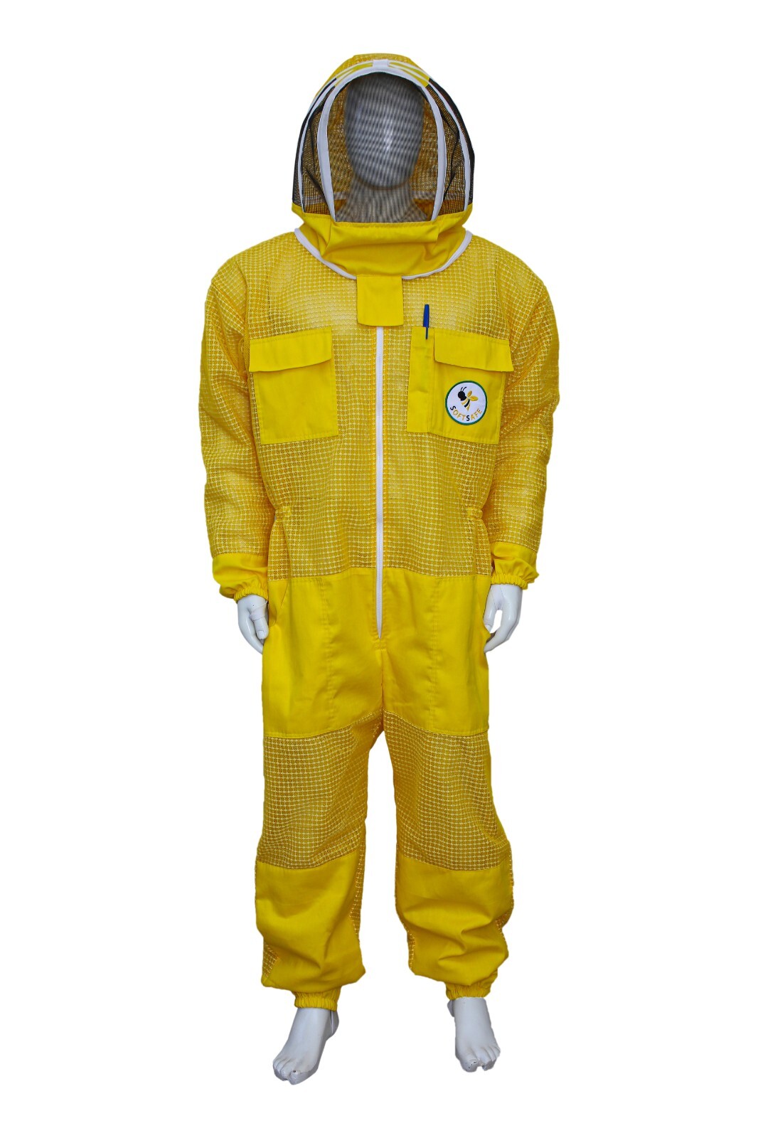 3 Layer Ventilated Bee Suit fencing veil bee suit beekeeper protective coveralls