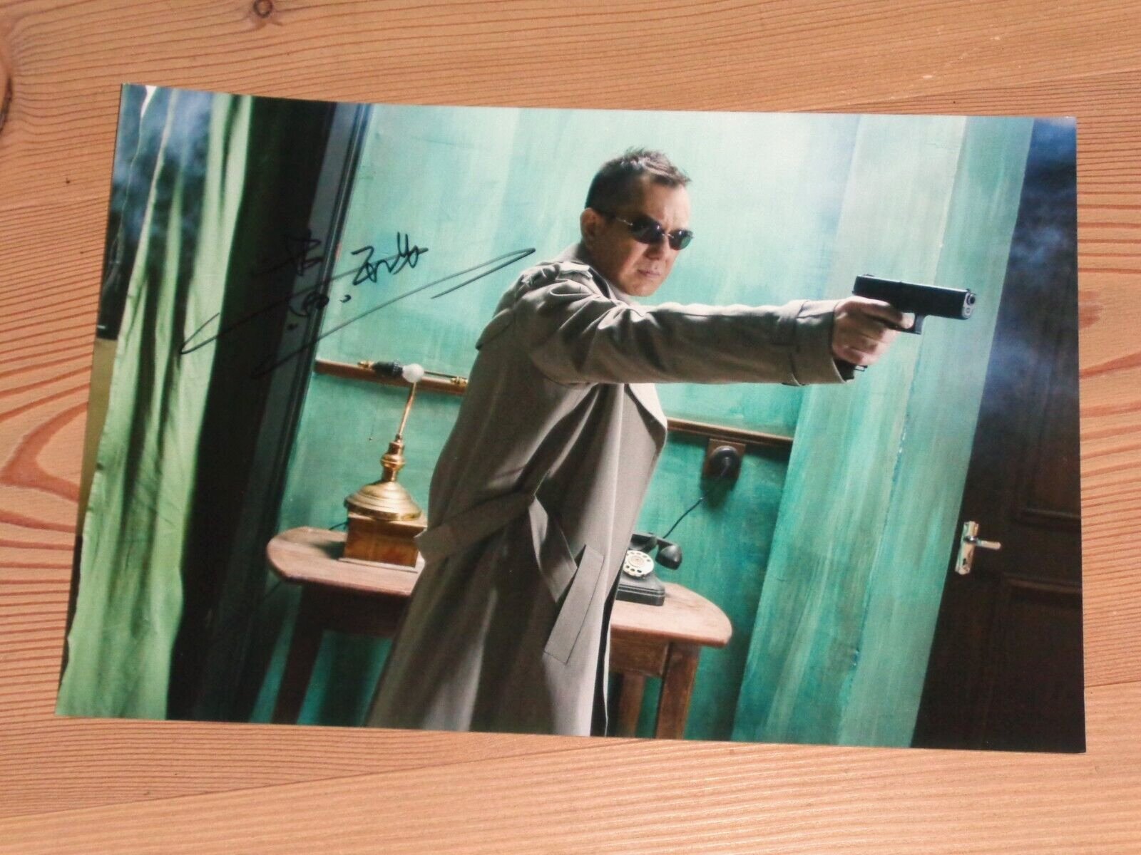 ANTHONY WONG handsigned 8x12 IN PERSON! Guaranteed CHINESE CINEMA