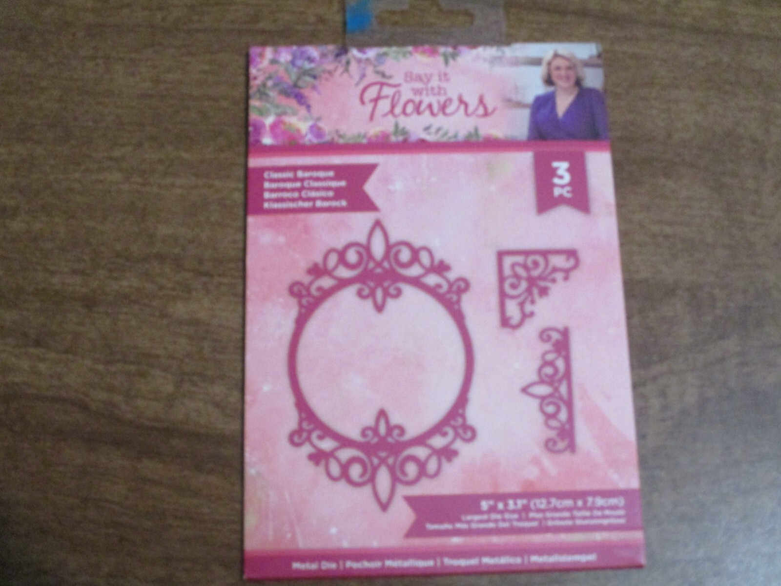 CRAFTERS COMPANION SAY IT WITH FLOWERS CLASSIC BAROQUE DIE