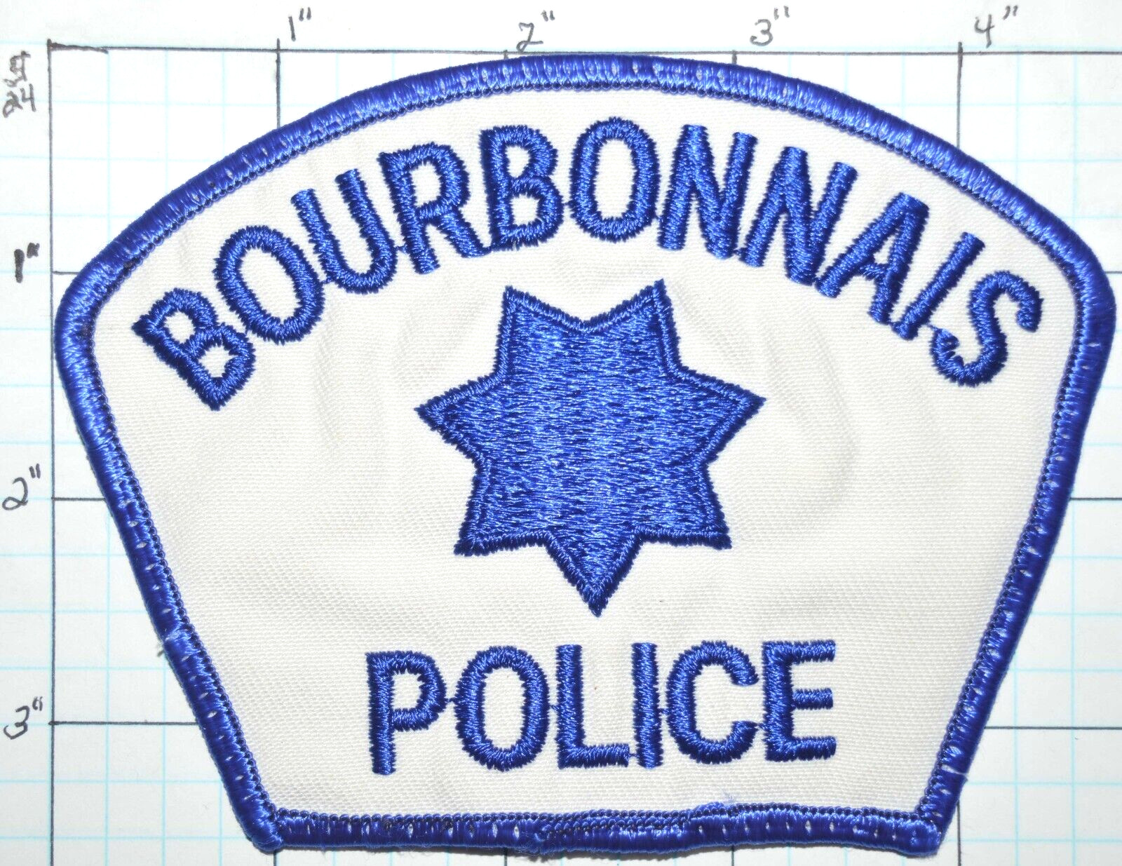 ILLINOIS, BOURBONNAIS POLICE DEPT PATCH
