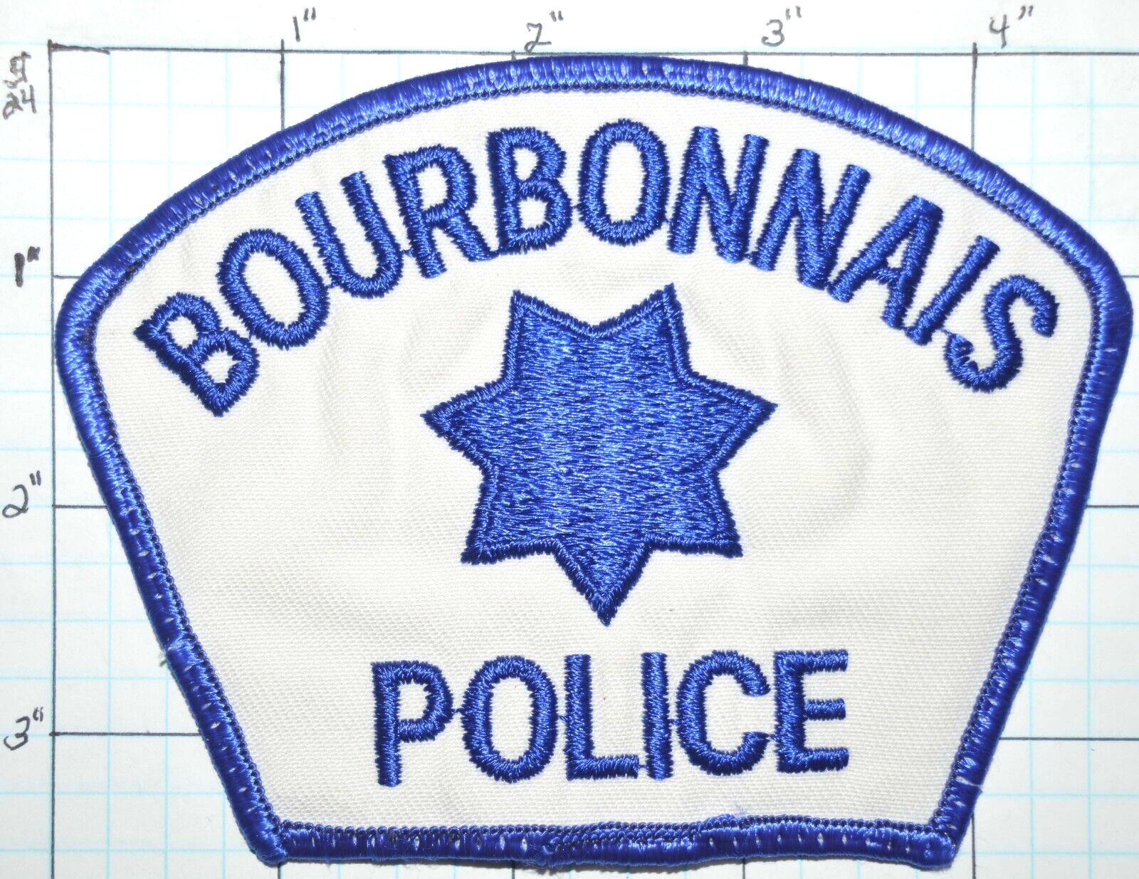 ILLINOIS, BOURBONNAIS POLICE DEPT PATCH