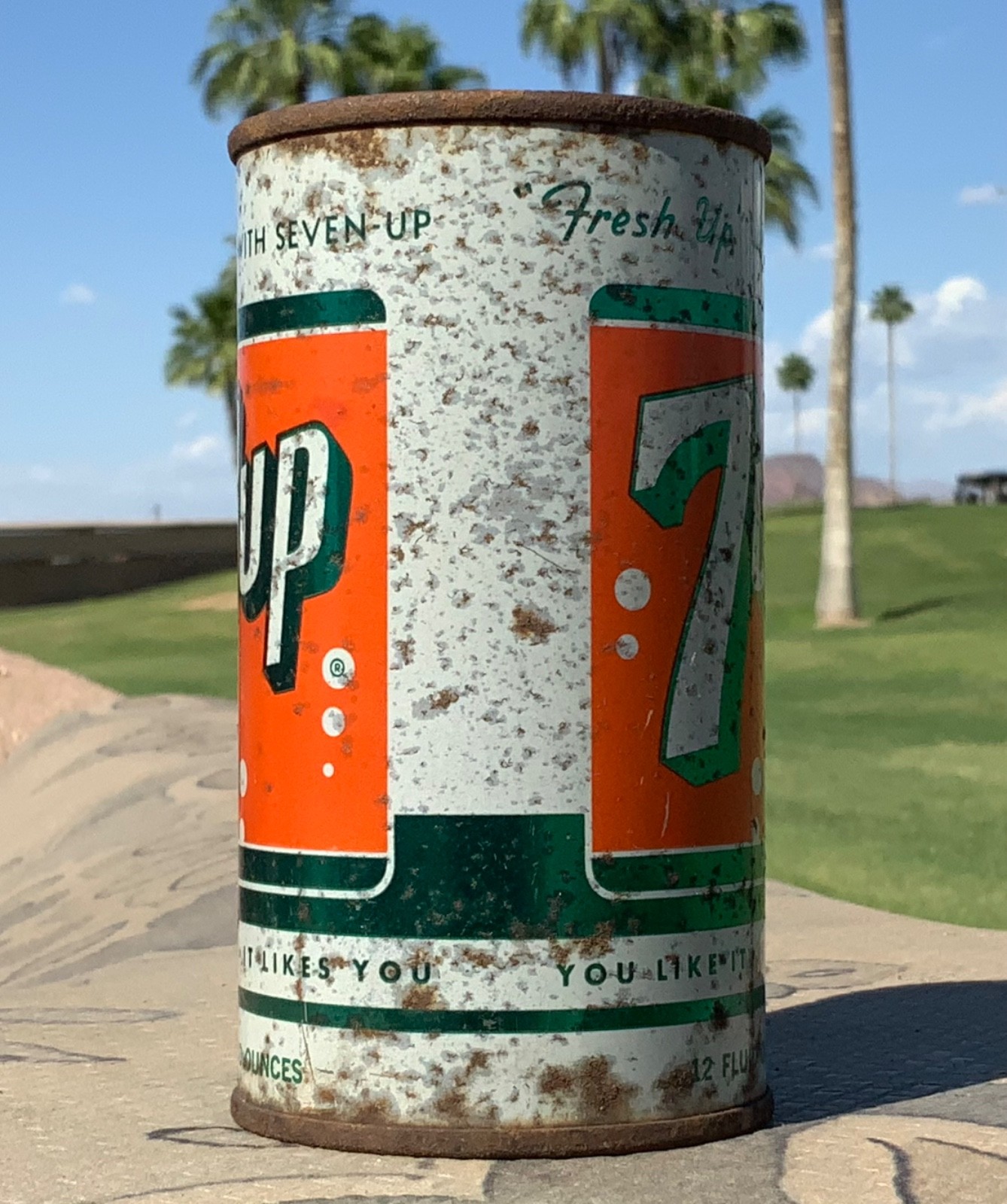 12oz SS - 7-UP Soda Can - Juice Top