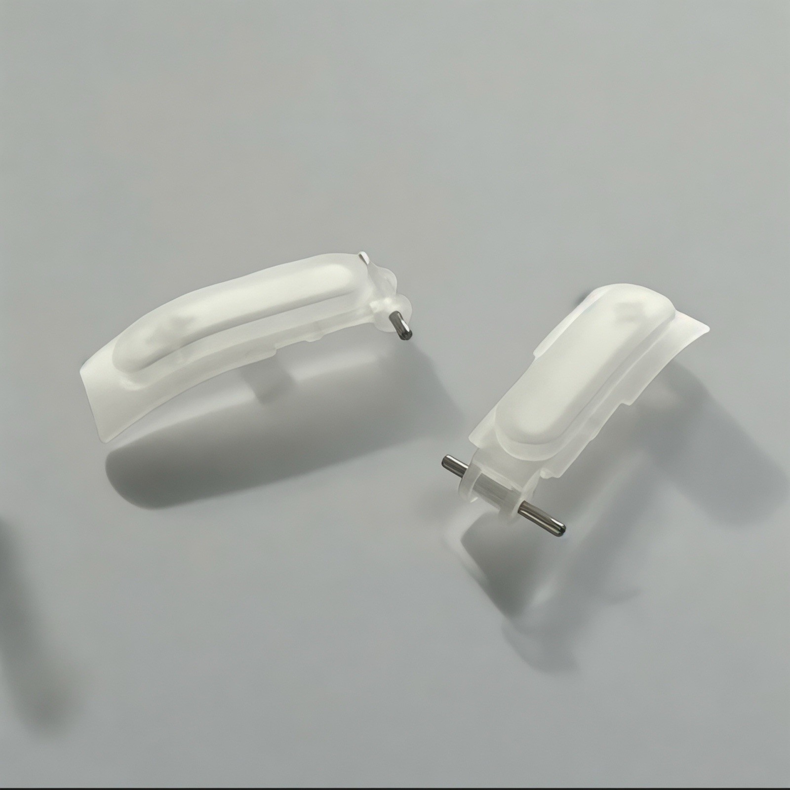 Clear SNES Super Nintendo L/R Trigger Buttons + Pins Controller Parts NEW