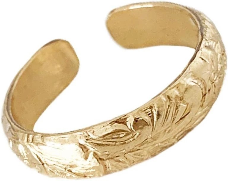 Comfort Fit Adjustable Toe Ring in Gold or Silver - Perfect Summer Accessory