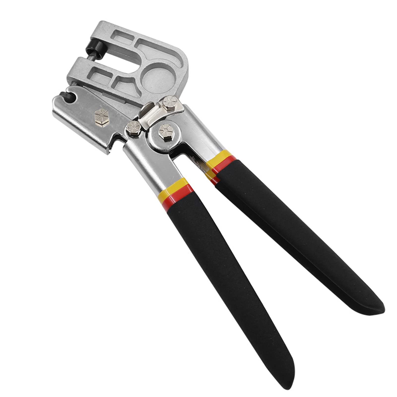 10 Inch High-Carbon Steel Metal Steel Stud Crimper, TPR Handle Stud Crimper P...