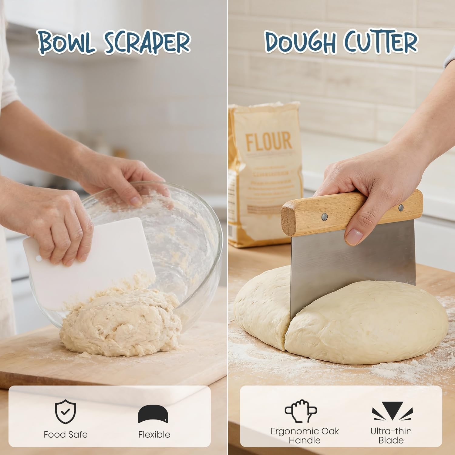 Professional Sourdough Starter Kit with Washable Linen & Essential Tools