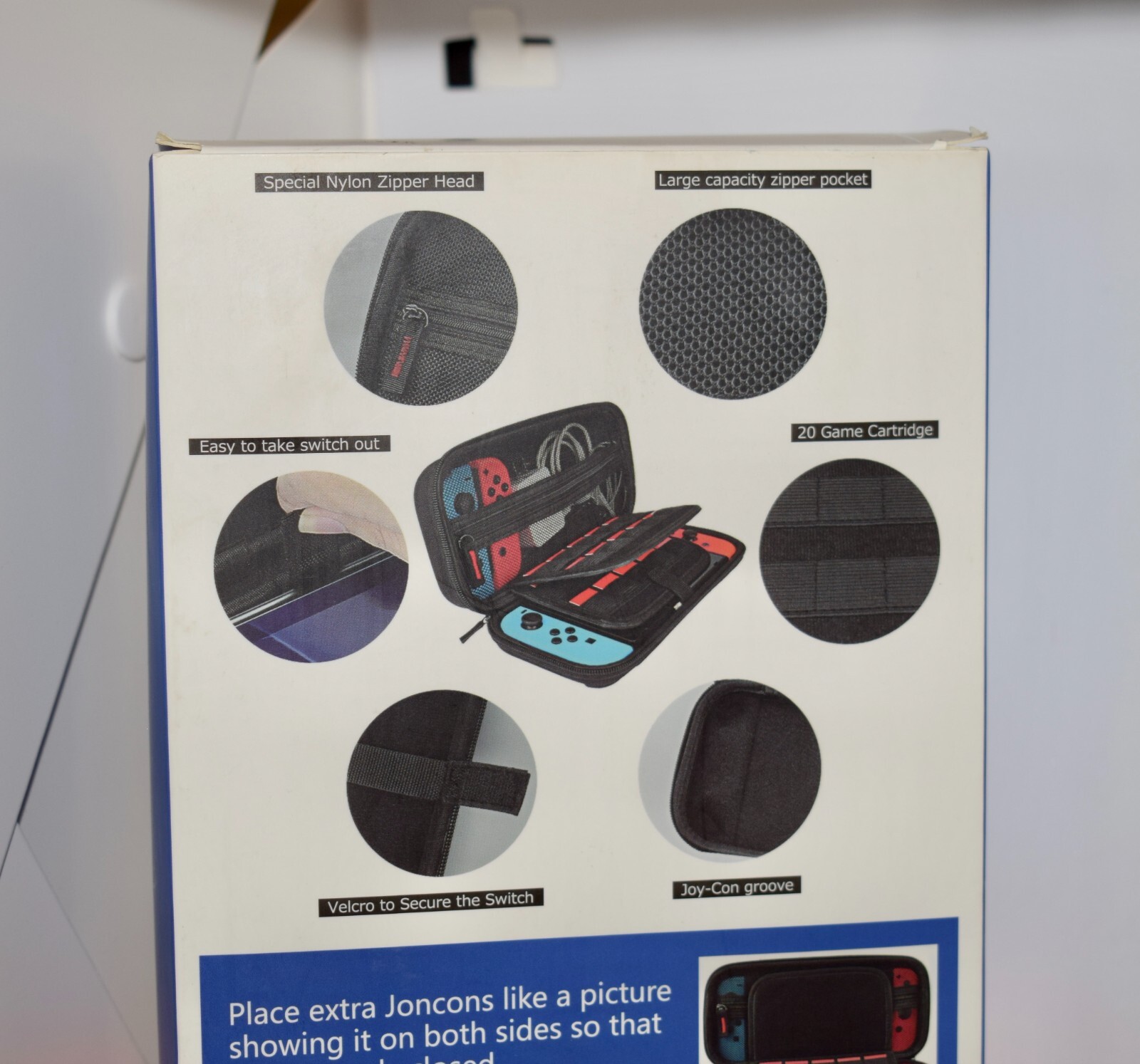 Hestia Goods Nintendo Switch Carrying Case W/ Screen Game Console Protector US11