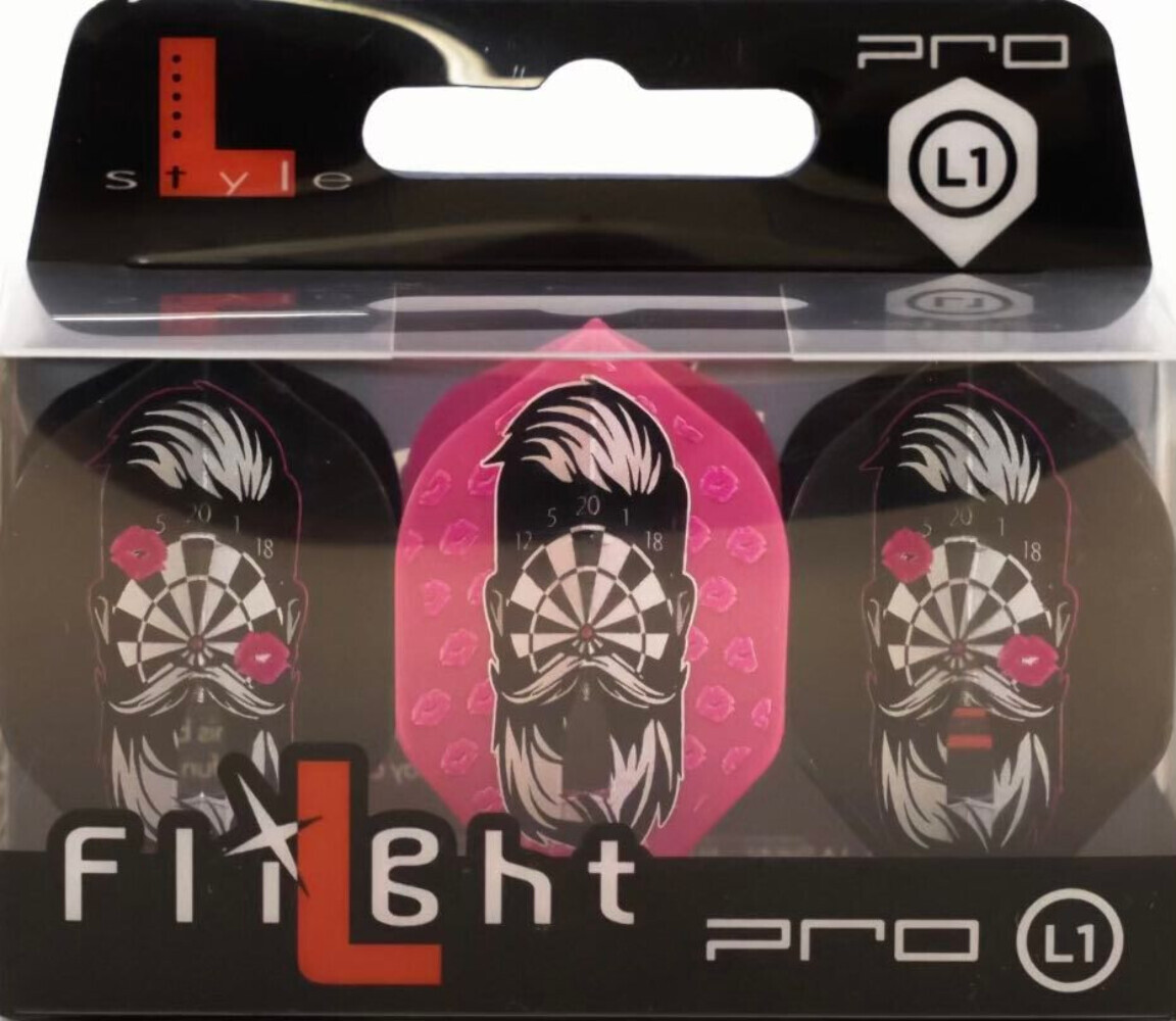 L-style Bearded Dart Guy V.2 L1 Pro Dart Flights