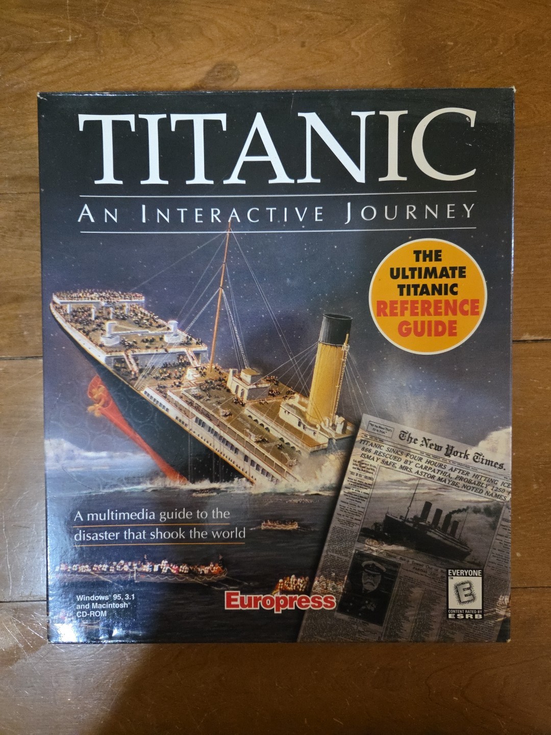 titanic an interactive journey the ultimate reference guide windows 95 CD ROM PC