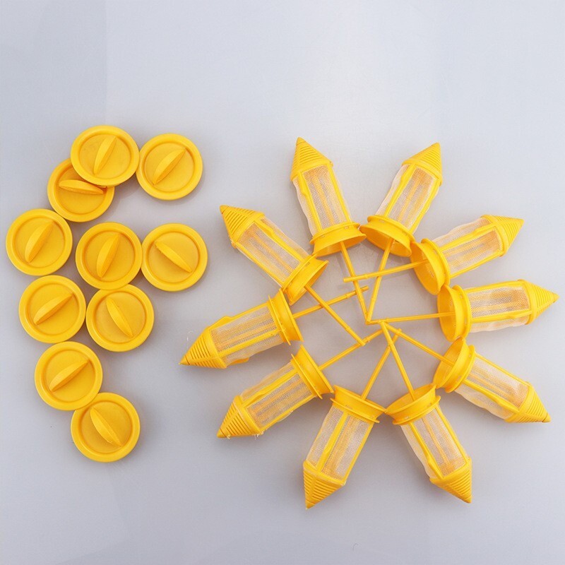 10 Pcs Dental Valve Strong Suction Weak Suction Filter Water Chair Parts Yellow