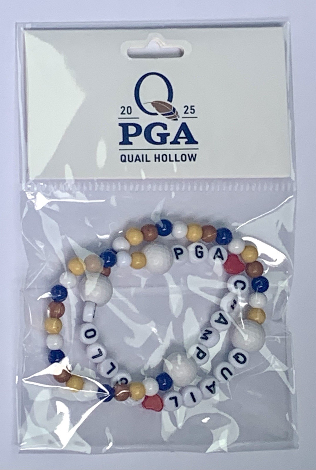 2025 Pga Championship golf Friendship Bracelets set of 2 Quail Hollow new