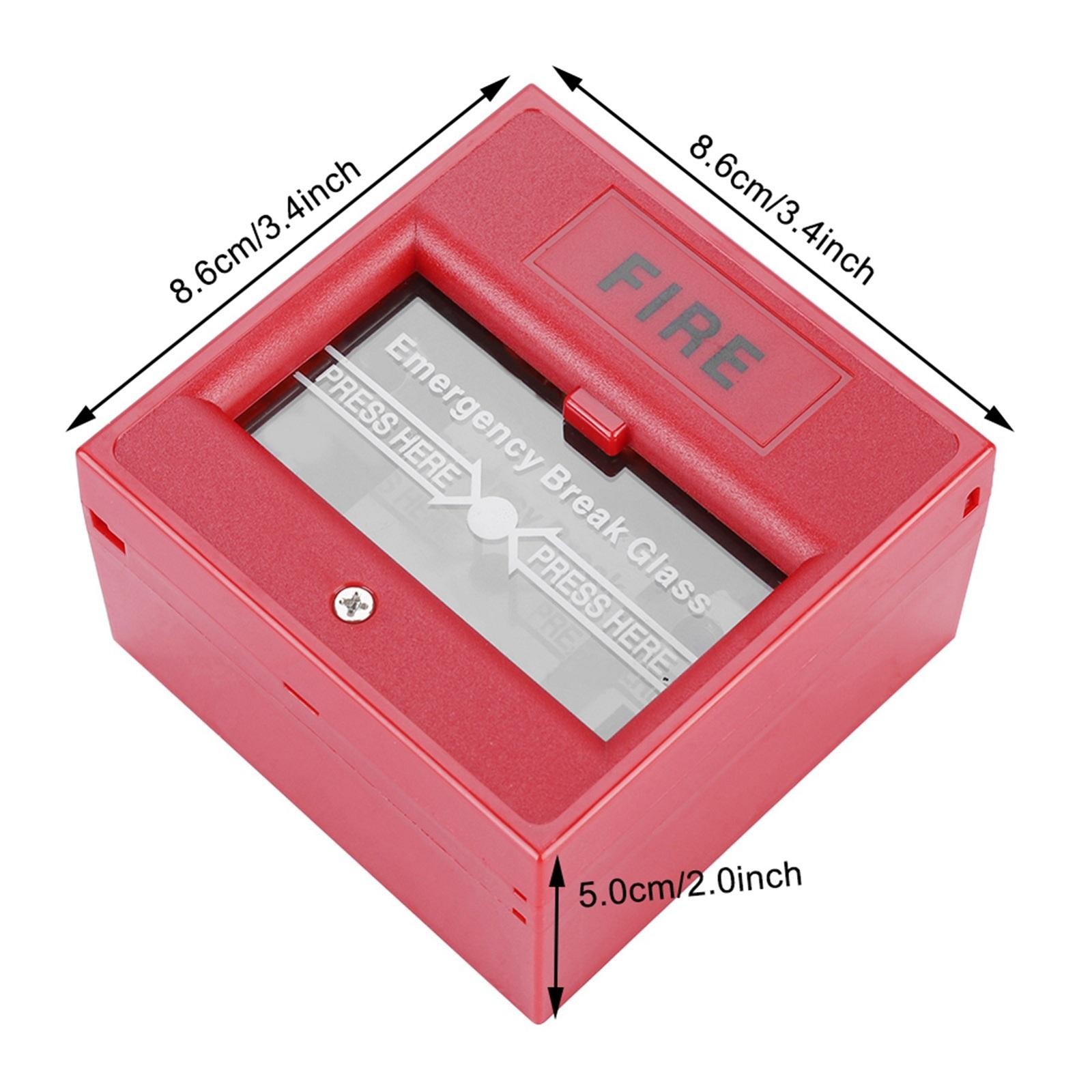 24-220V Emergency Door Release Button Fire Alarm Break Glass Exit Release Switch